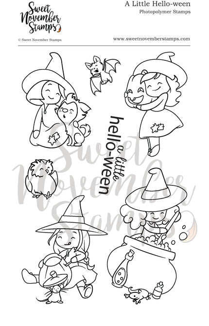 Clear Stamp Set - Witchwees: A Little Hello-ween