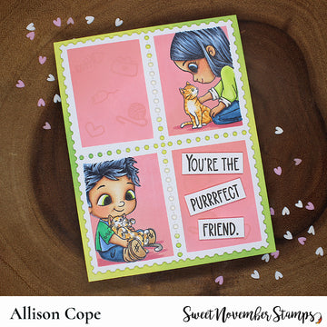 Clear Stamp Set - Kitty Cuddles - Sully