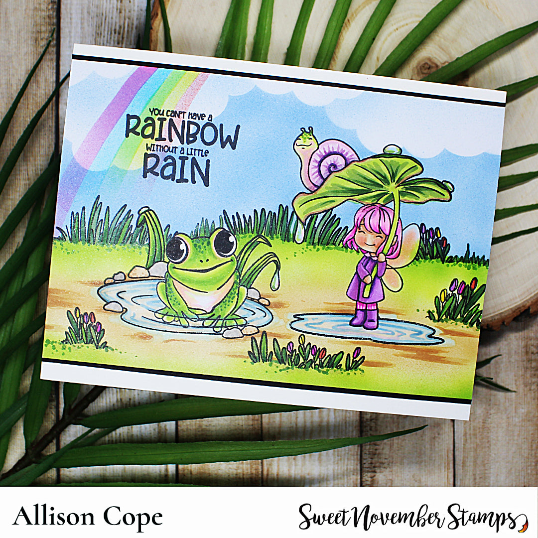 Clear Stamp Set - Rainy Day Fairwees
