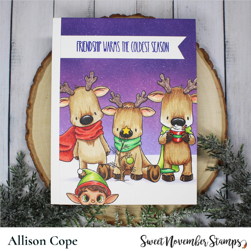 Clear Stamp Set - Winter Wishes Reindeer