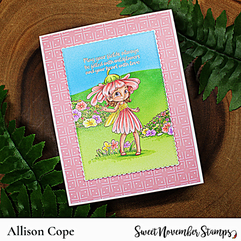 Clear Stamp Set - Background Builder: Wildflower Meadow