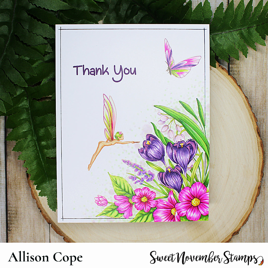 Clear Stamp Set - Enchanted Spring Flowers