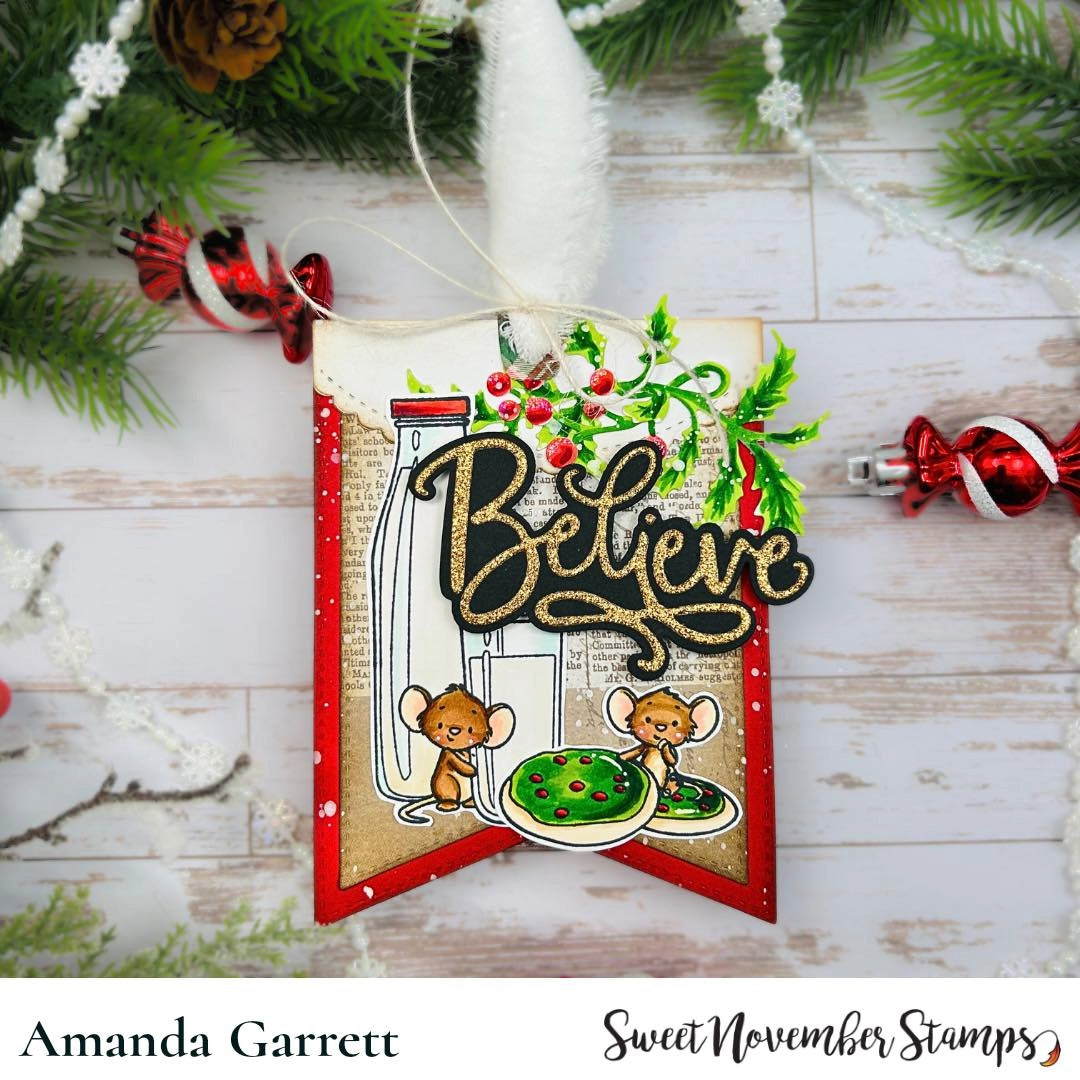 Clear Stamp Set - Milk and Cookies