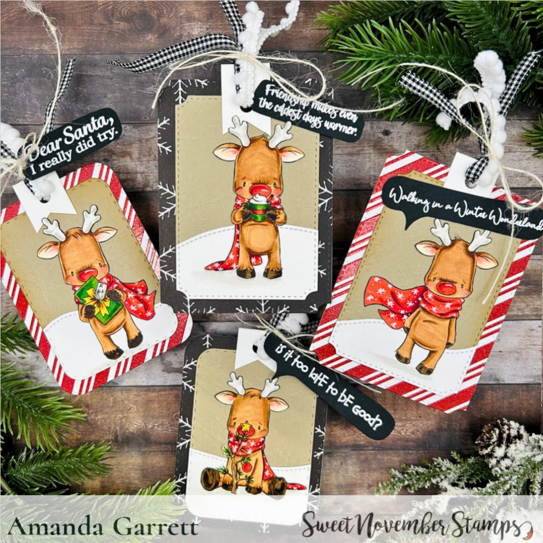 Clear Stamp Set - Winter Wishes Reindeer