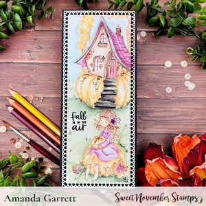 Clear Stamp Set - Background Builder: Autumn Cottages