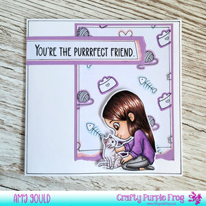 Clear Stamp Set - Kitty Cuddles - Sully