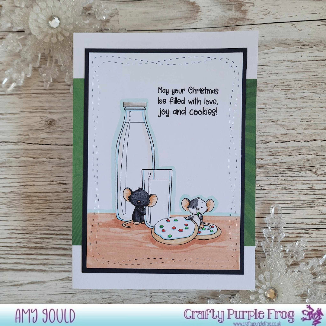 Clear Stamp Set - Milk and Cookies