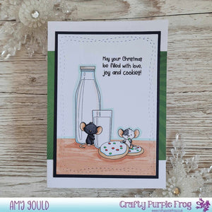 Clear Stamp Set - Milk and Cookies