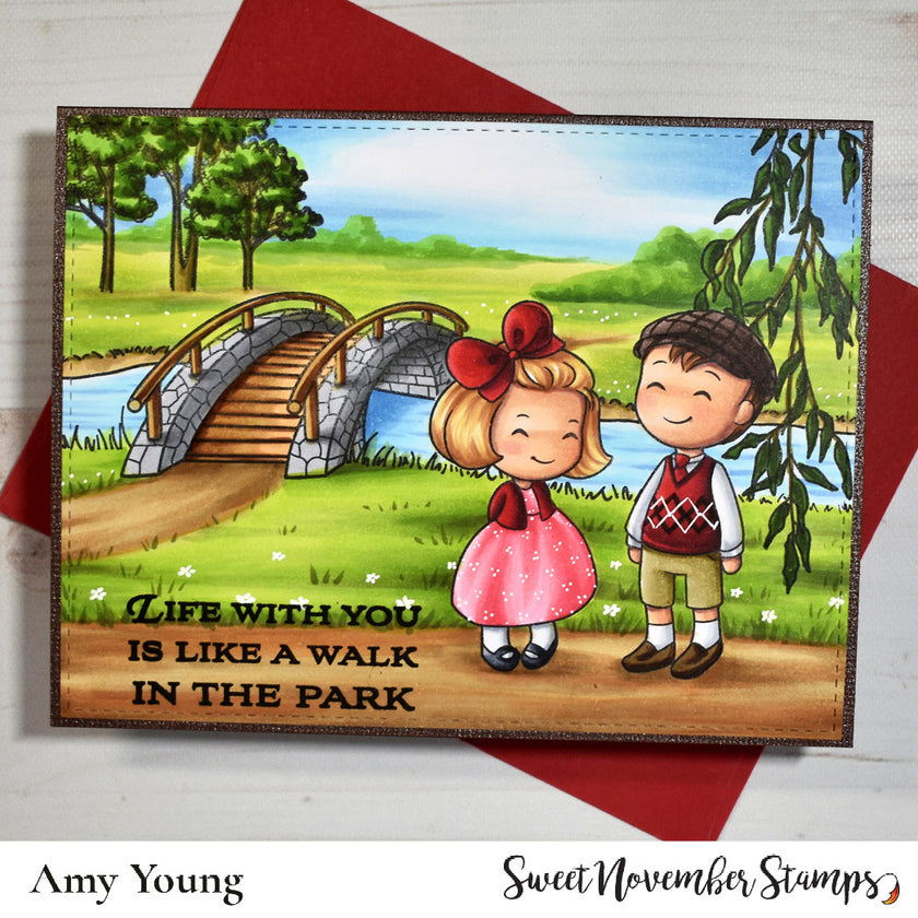 Clear Stamp Set - Background Builder: Day at the Park