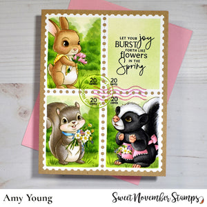 Clear Stamp Set - Spring Garden Critters