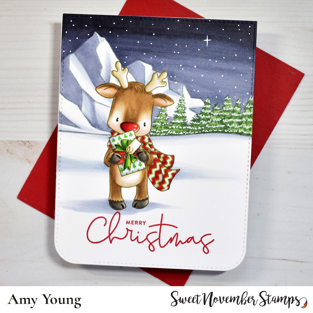 Clear Stamp Set - Winter Wishes Reindeer