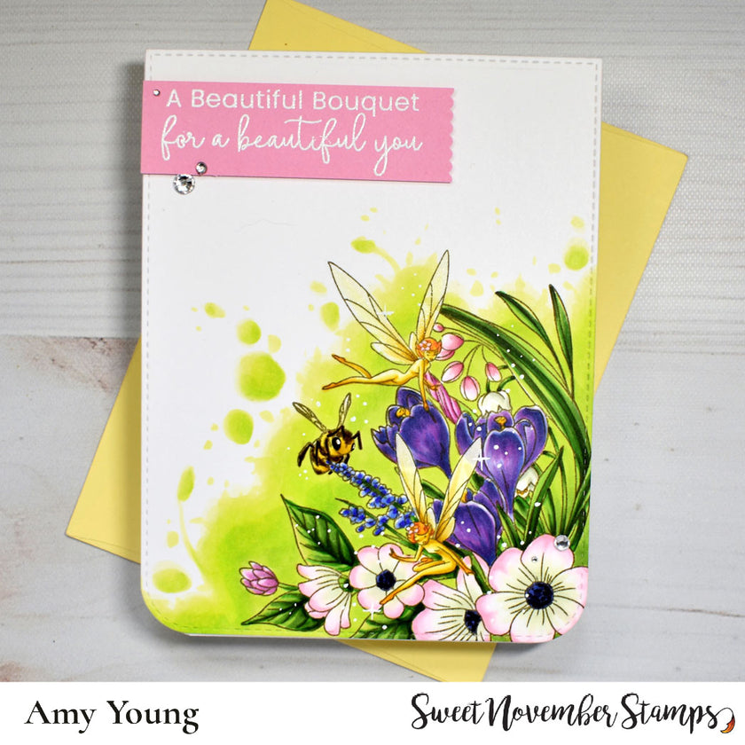 Clear Stamp Set - Enchanted Spring Flowers