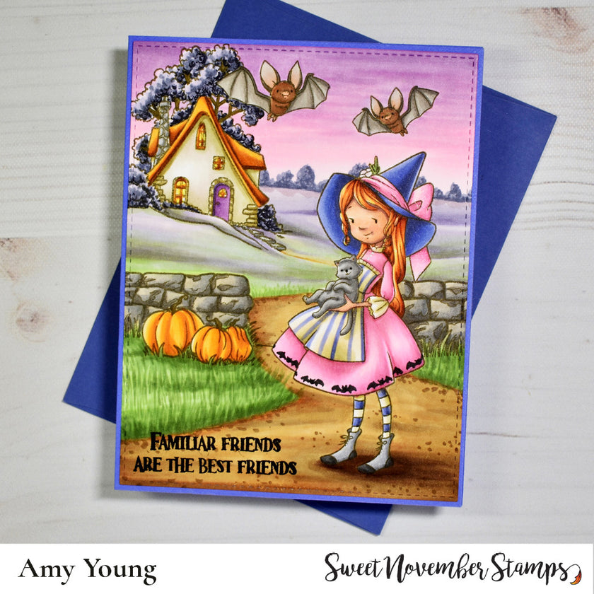 Clear Stamp Set - Background Builder: Autumn Cottages