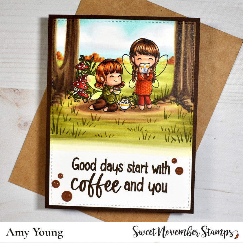 Clear Stamp Set - Coffwees