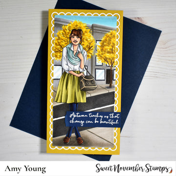 Clear Stamp Set - SN Gal Olive
