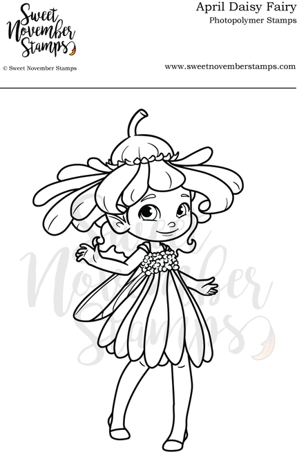 Clear Stamp Set - April Daisy Fairy