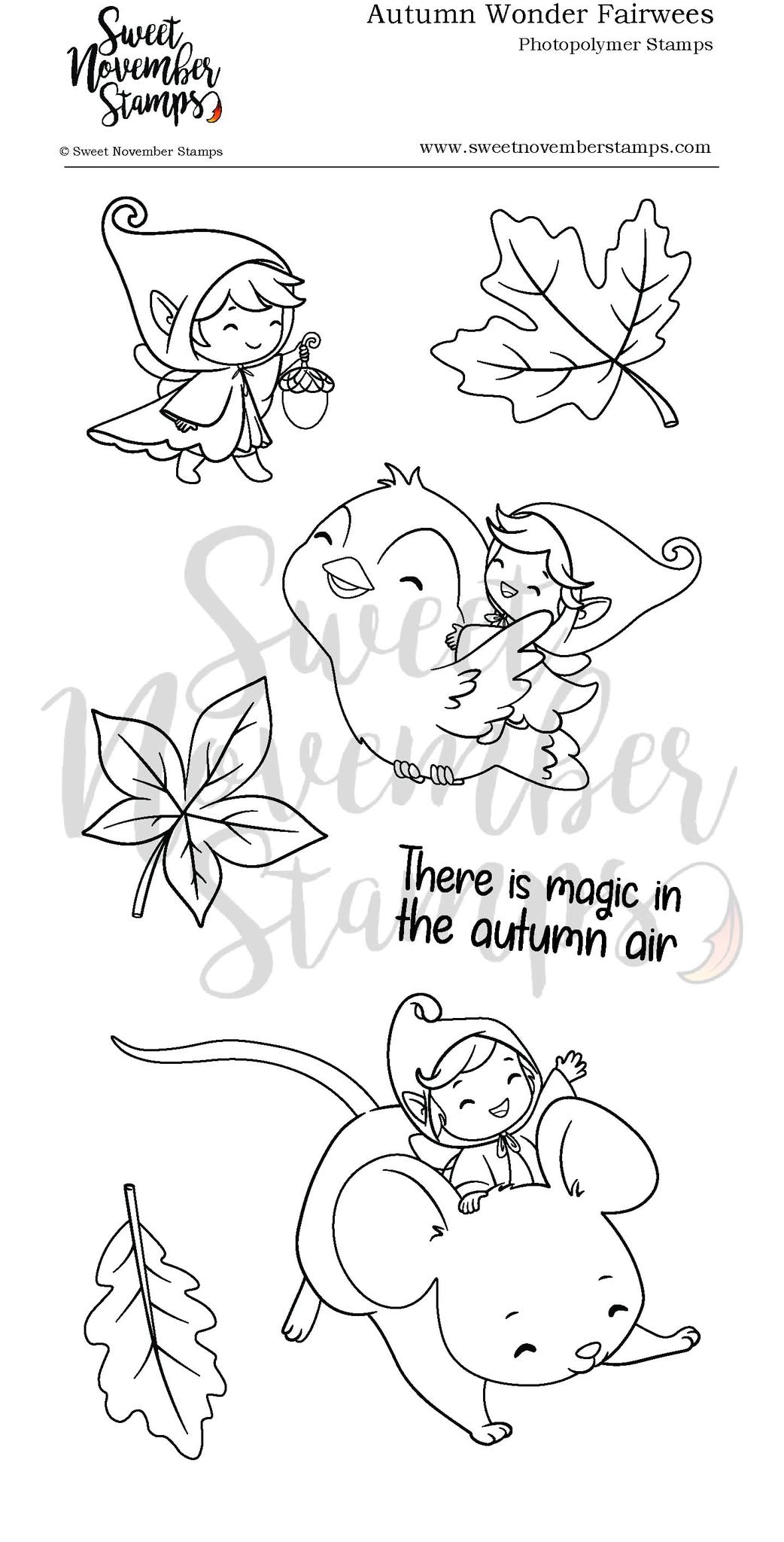 Clear Stamp Set - Autumn Wonder Fairwees