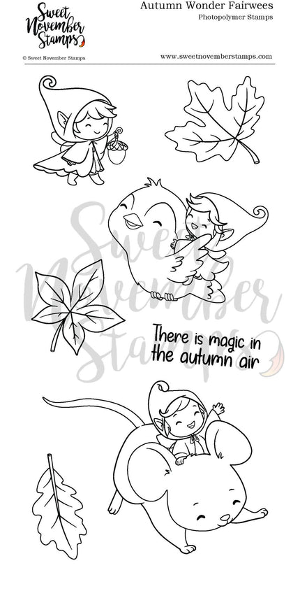 Clear Stamp Set - Autumn Wonder Fairwees