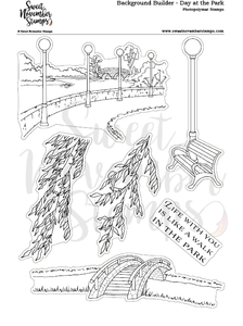 Clear Stamp Set - Background Builder: Day at the Park