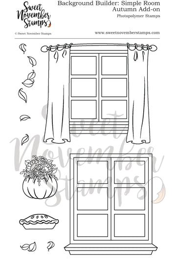 Clear Stamp Set - Simple Room: Autumn Add-on