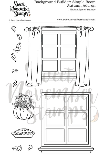Clear Stamp Set - Simple Room: Autumn Add-on