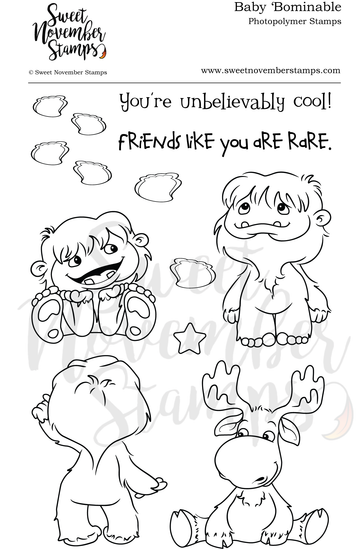 Clear Stamp Set - Baby 'Bominable