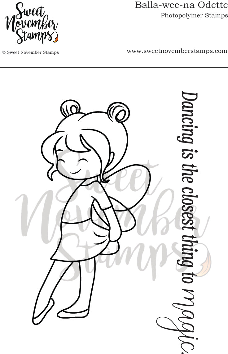 Clear Stamp Set - Balla-wee-na: Odette