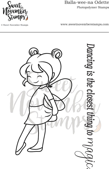 Clear Stamp Set - Balla-wee-na: Odette