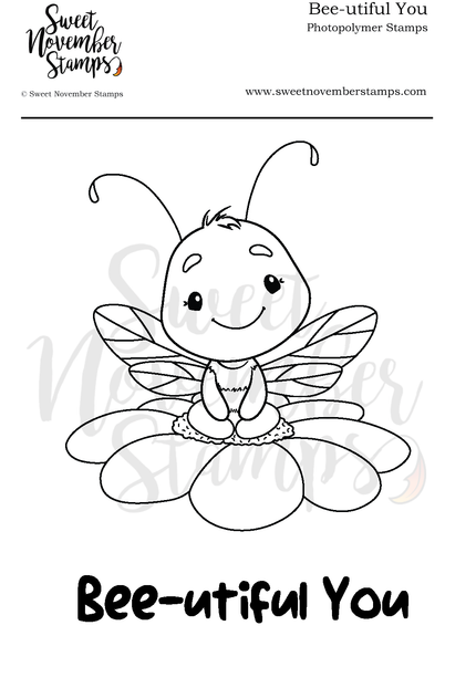 Clear Stamp Set - Bee-utiful You