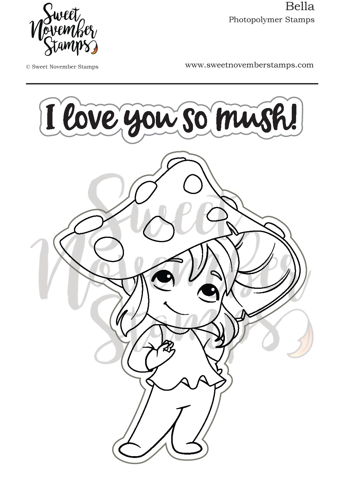 Clear Stamp Set - Bella