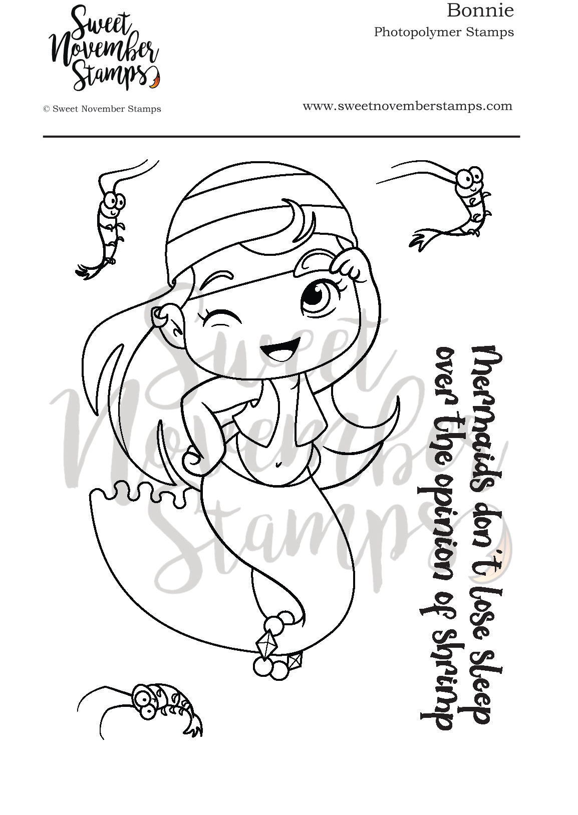Clear Stamp Set - Bonnie