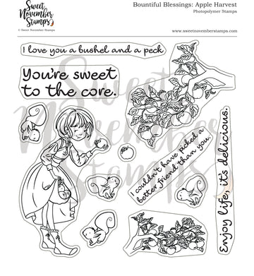 Clear Stamp Set - Bountiful Blessings: Apple Harvest