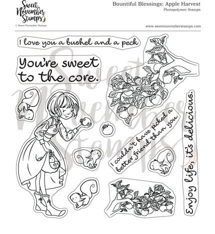 Clear Stamp Set - Bountiful Blessings: Apple Harvest