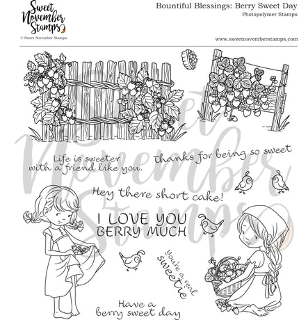 Clear Stamp Set - Bountiful Blessings: Berry Sweet Day