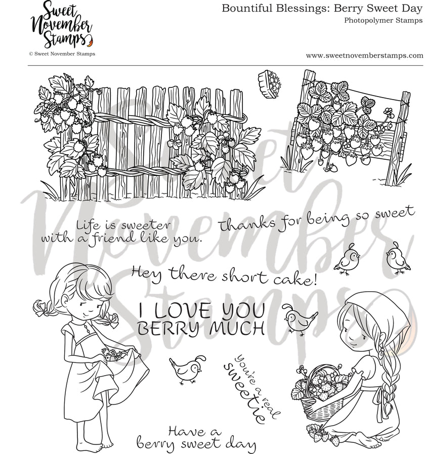 Clear Stamp Set - Bountiful Blessings: Berry Sweet Day