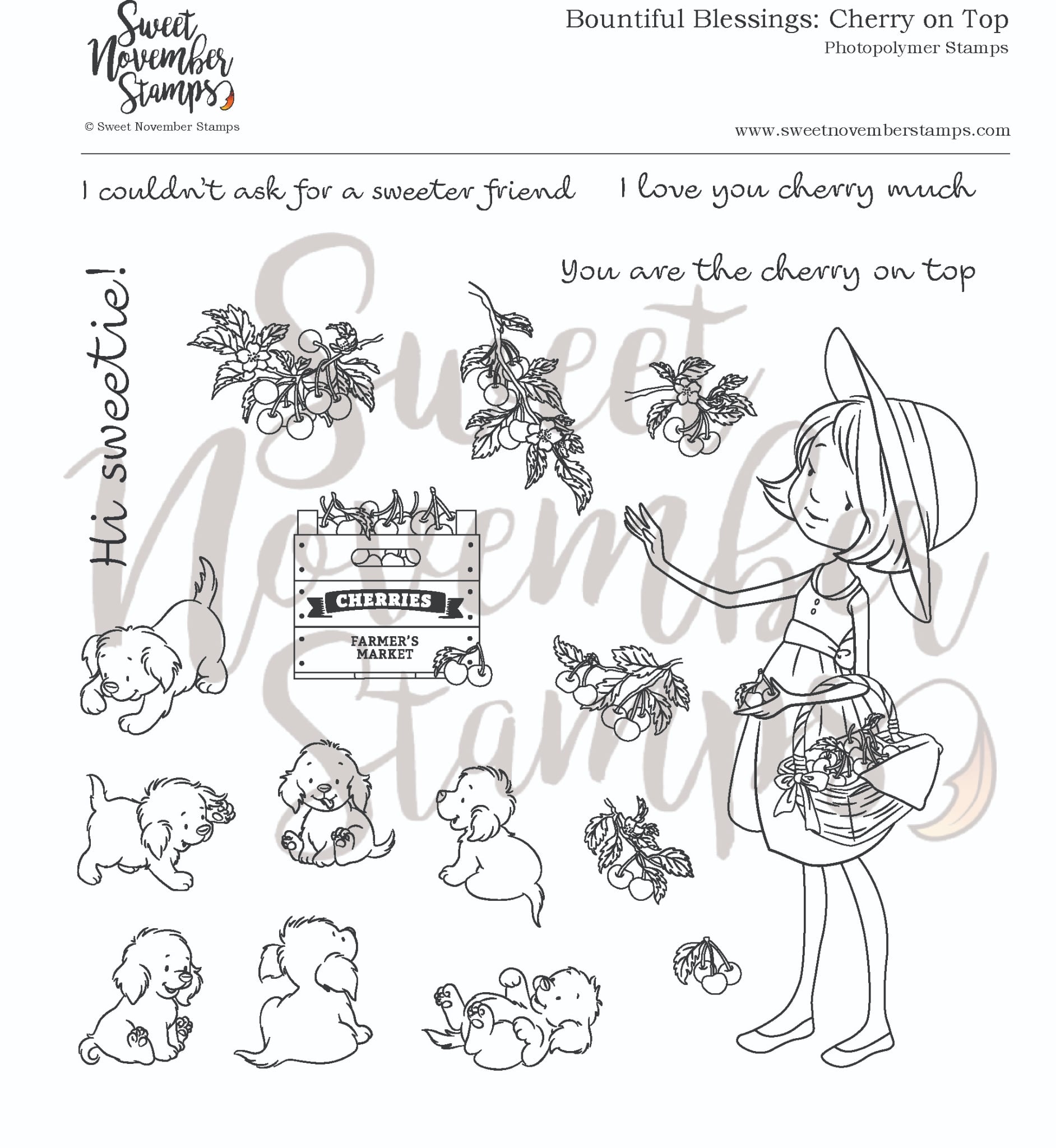 Clear Stamp Set - Bountiful Blessings: Cherry on Top