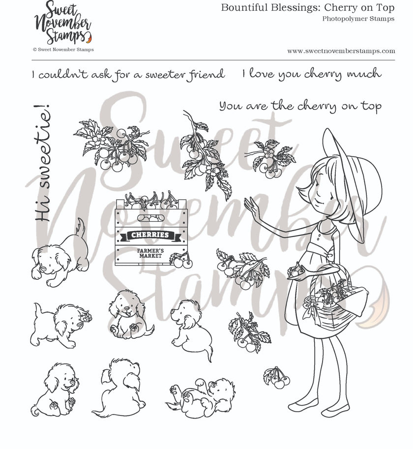 Clear Stamp Set - Bountiful Blessings: Cherry on Top