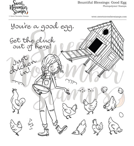 Clear Stamp Set - Bountiful Blessings: Good Egg