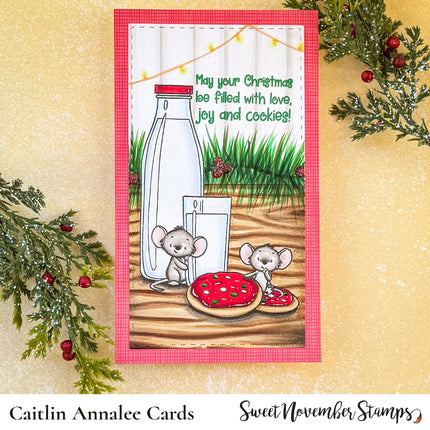 Clear Stamp Set - Milk and Cookies