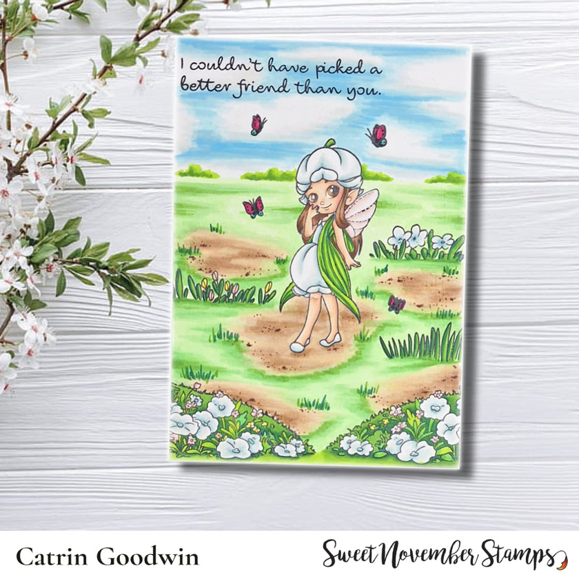 Clear Stamp Set - May Lily of the Valley Fairy