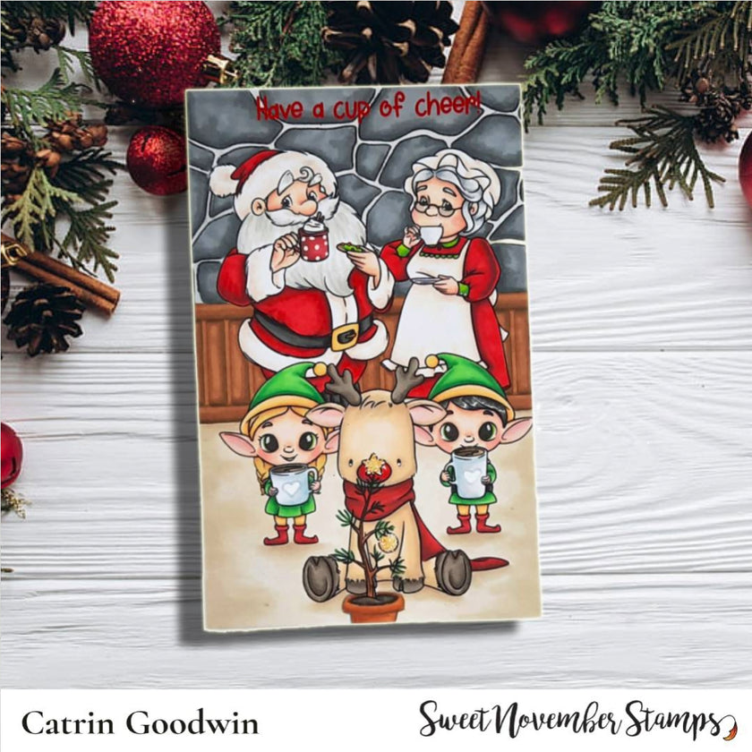 Clear Stamp Set - Winter Wishes Reindeer