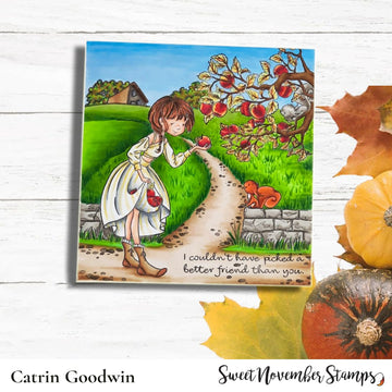 Clear Stamp Set - Background Builder: Autumn Cottages