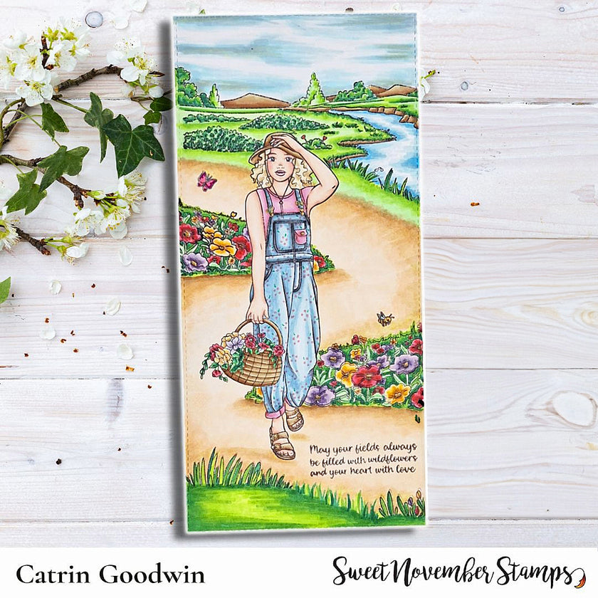 Clear Stamp Set - Background Builder: Wildflower Meadow