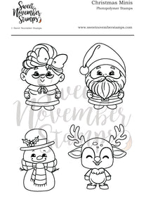 Clear Stamp Set - Christmas Minis