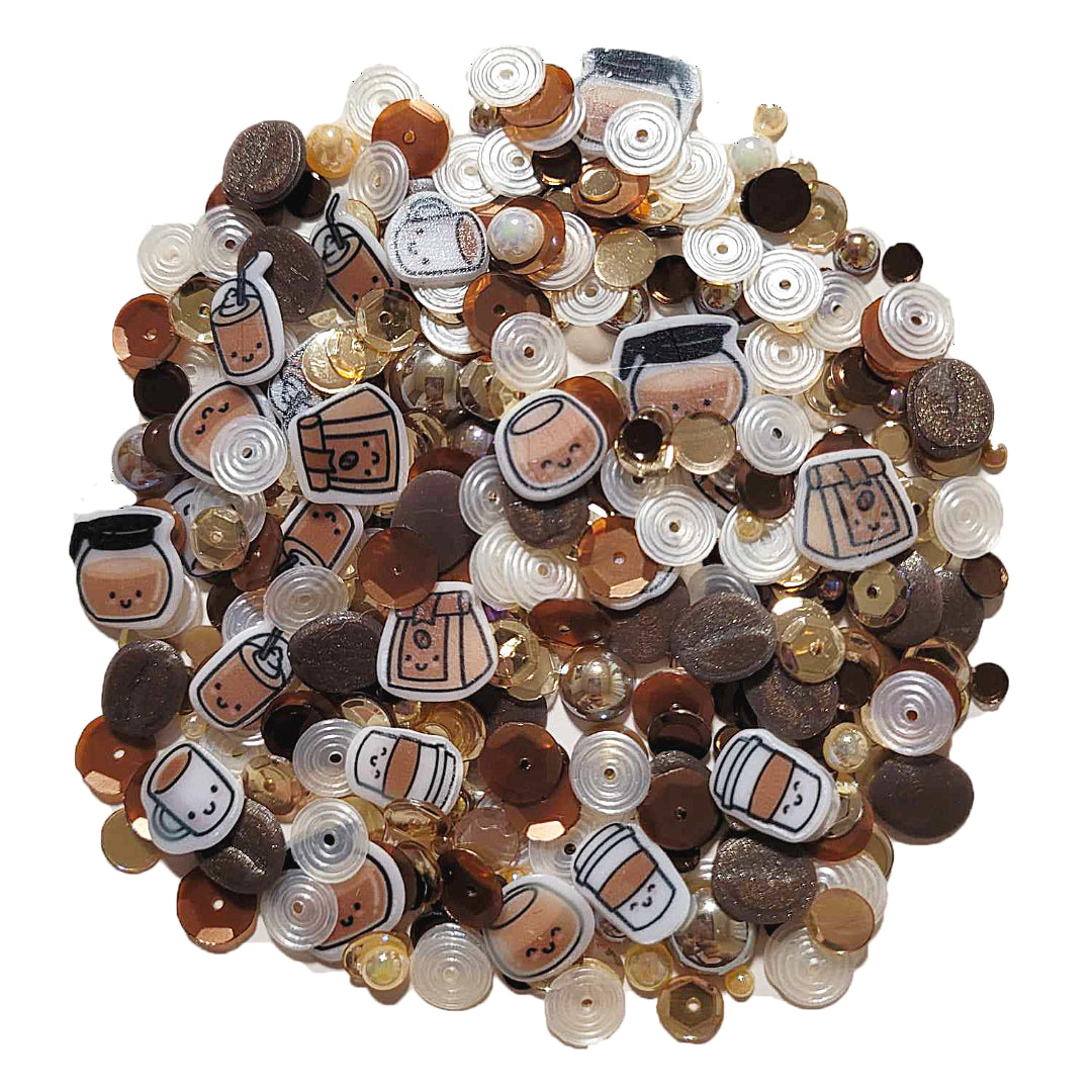 Sequins: Café au lait Mix