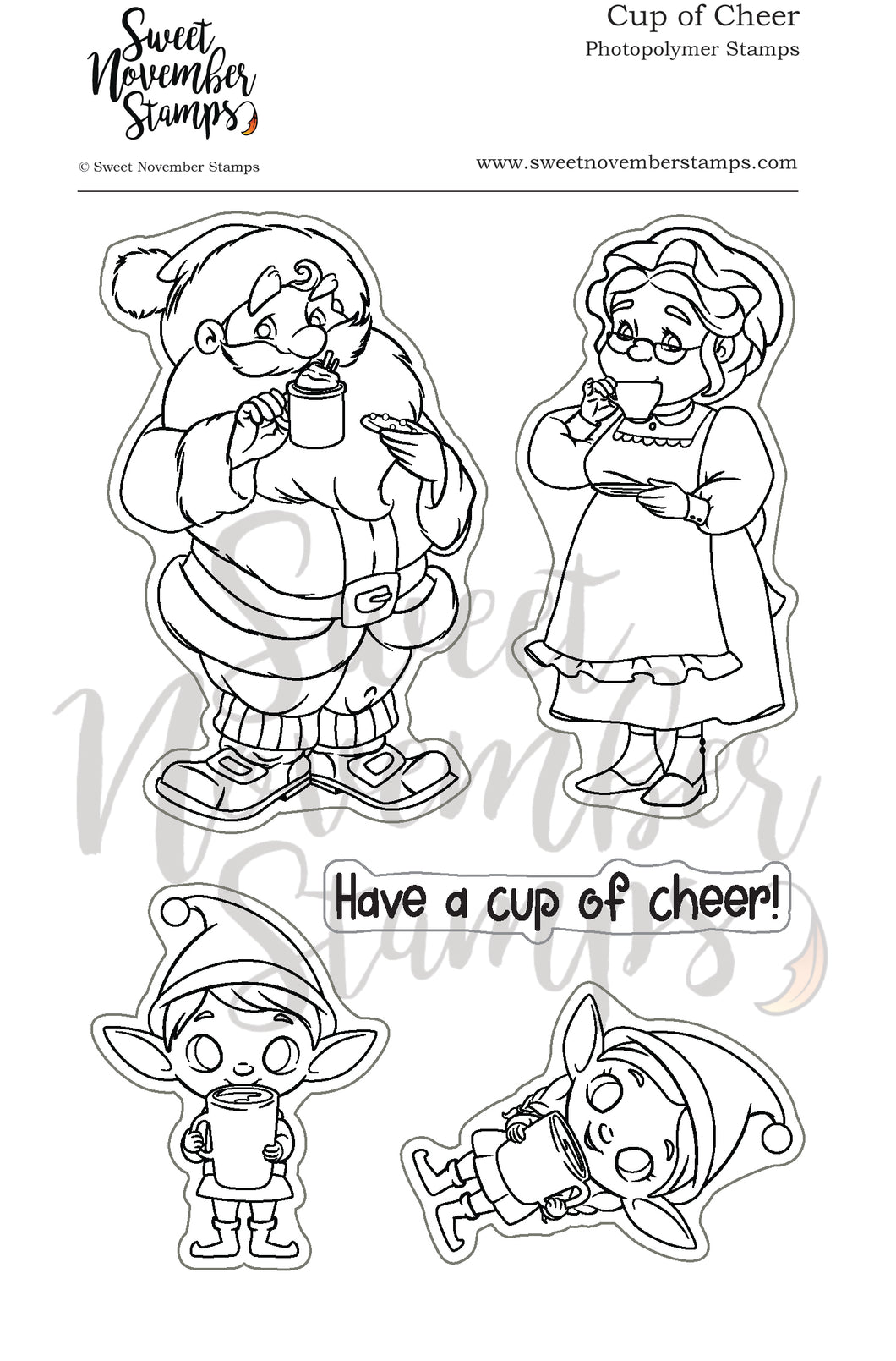 Clear Stamp Set - Cup of Cheer