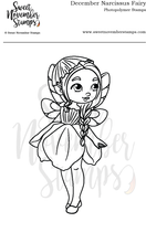 Load image into Gallery viewer, Clear Stamp Set - December Narcissus Fairy
