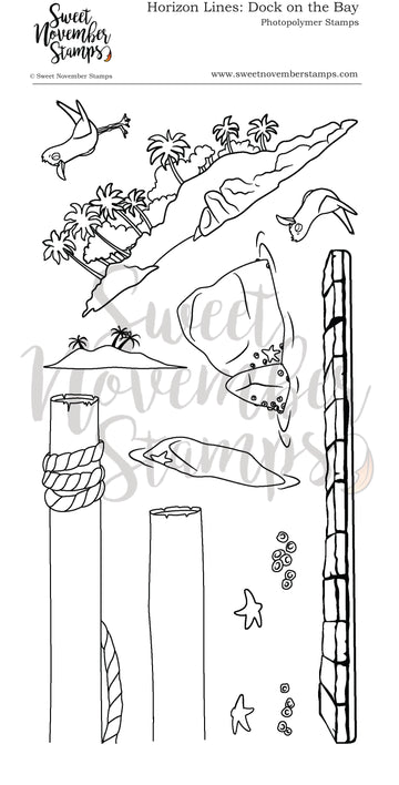 Clear Stamp Set - Dock on the Bay