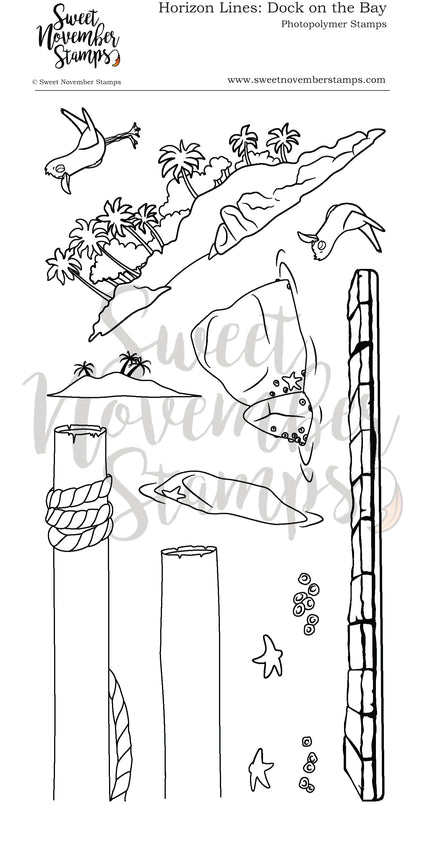 Clear Stamp Set - Dock on the Bay