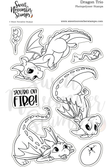 Clear Stamp Set - Dragon Trio 4x6